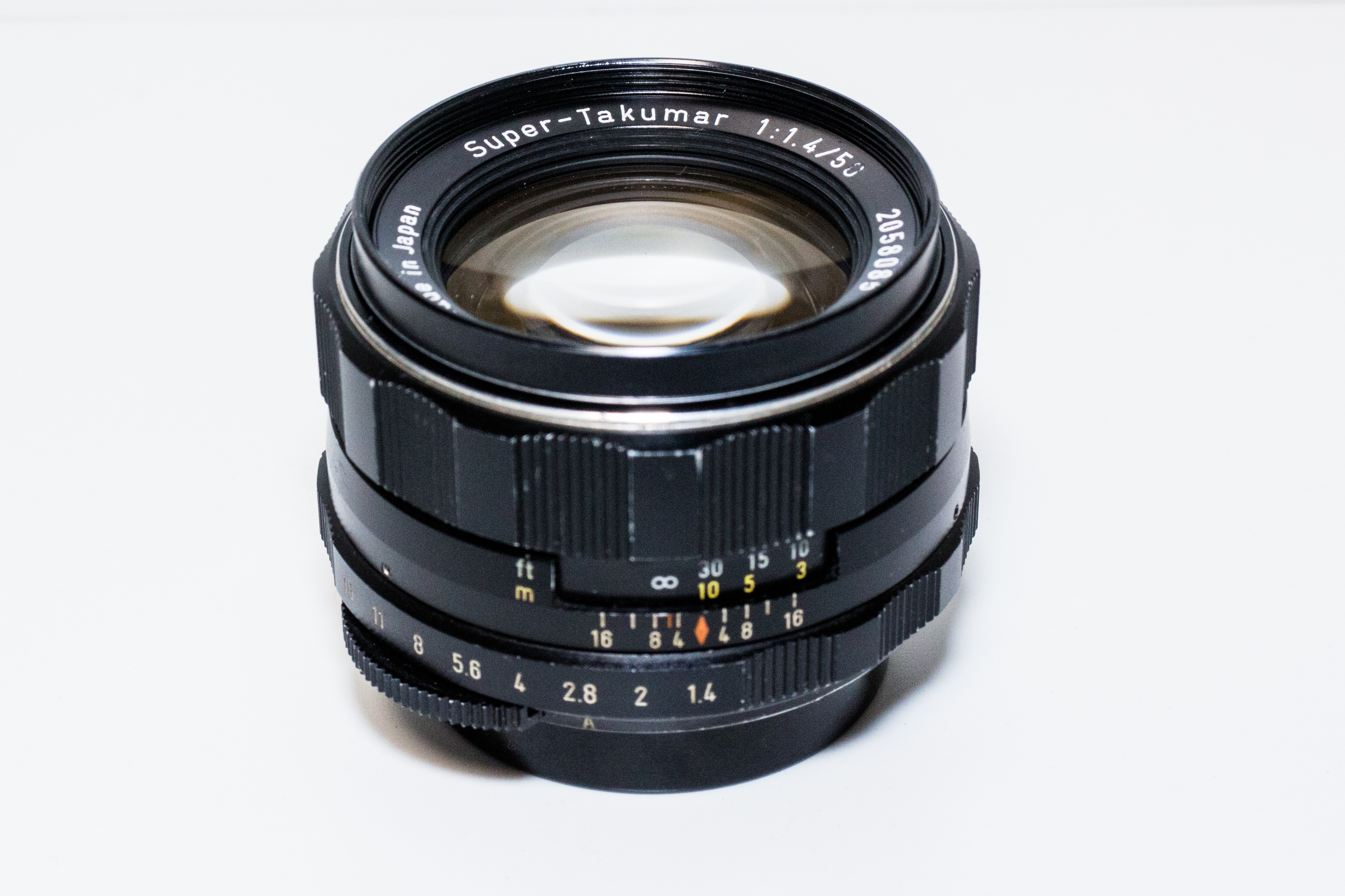 SMC TAKUMAR 50mm f1.4 オールドレンズ フード付 #579-