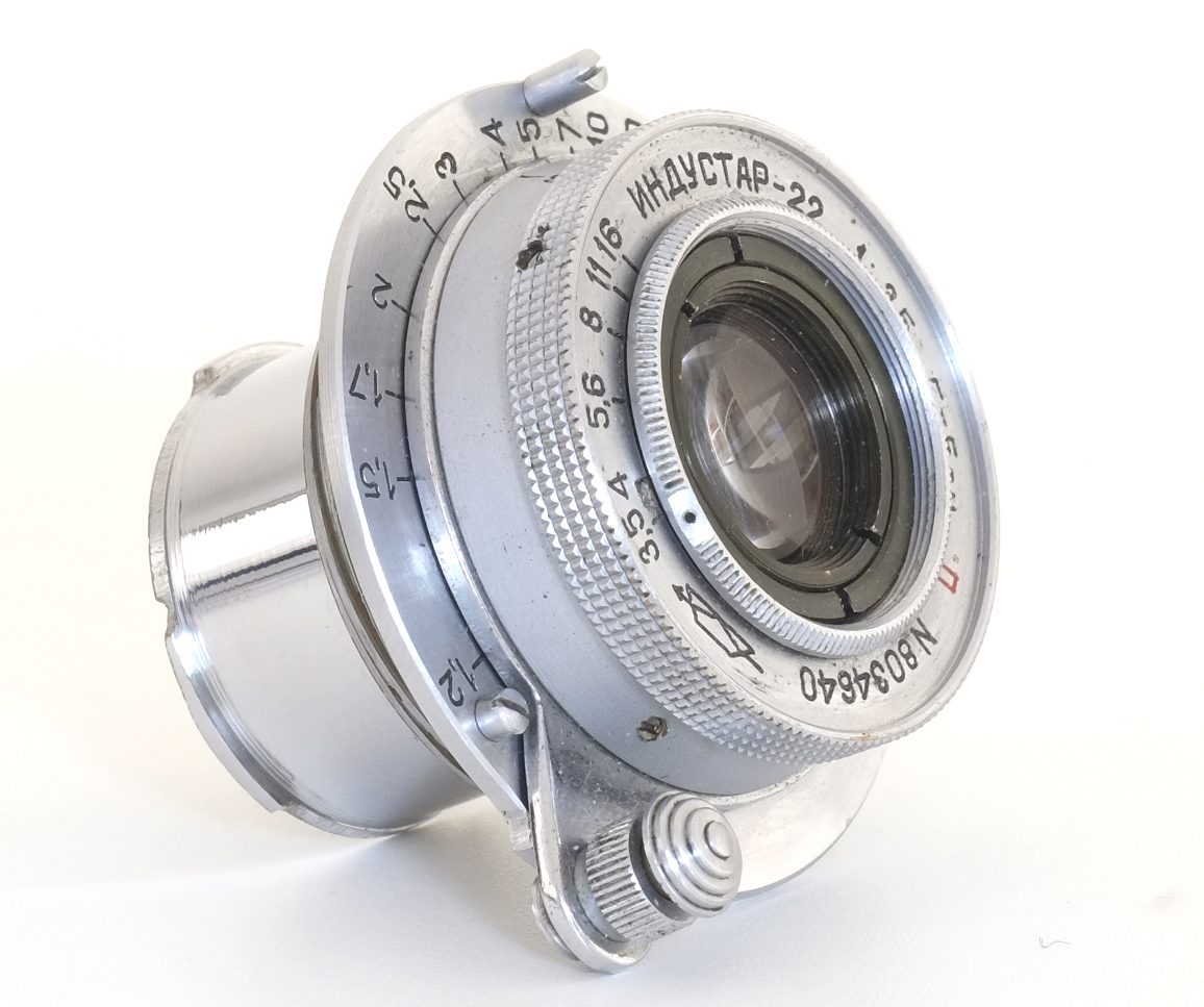 分解清掃済 沈胴型レンズ INDUSTAR-22 50mm f3.5 1