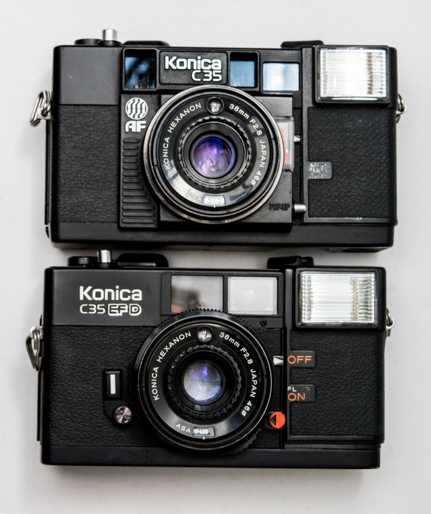 公式通販店 完動 整備品 Konica C35 AF2 オートフォーカス、ストロボ