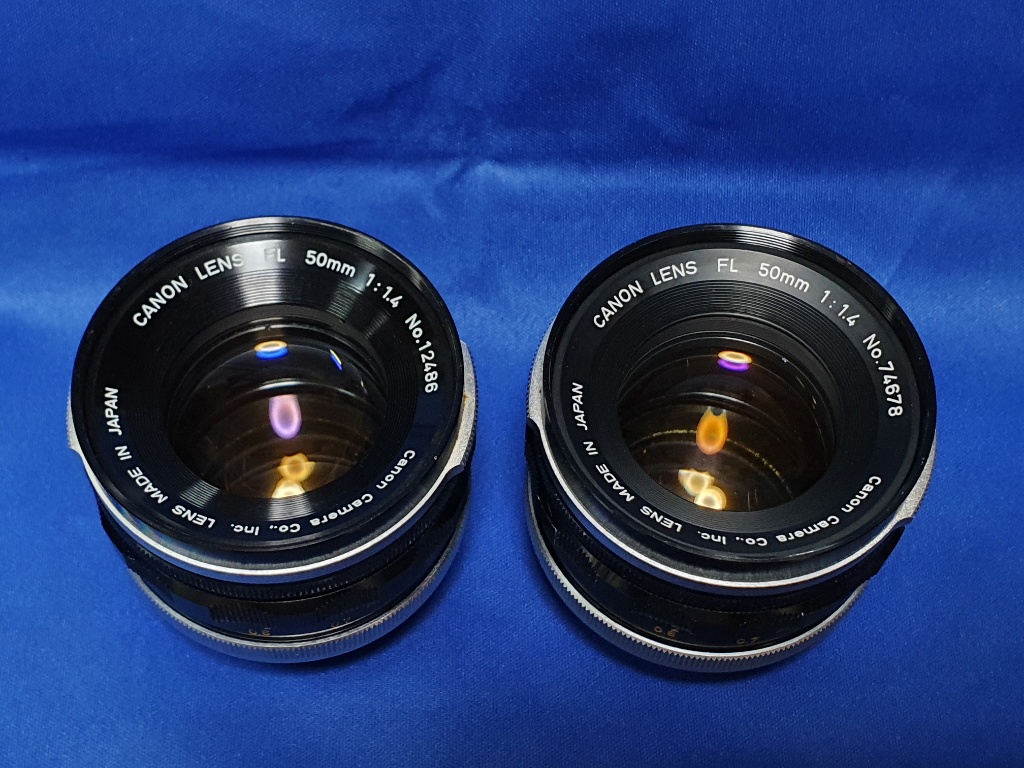 良品 Canon FL 50mm f1.4II MF Standard Lens